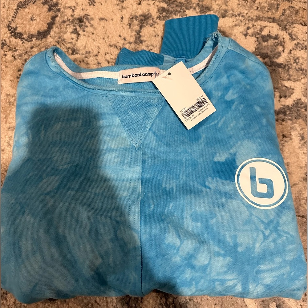 NWT Burn Boot Camp Cropped Crewneck